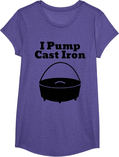 Vista 55 de I Pump - Camiseta de hierro fundido para cocinar al horno holandés