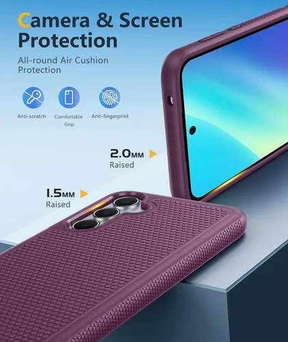 Vista 196 de FNTCASE Funda para iPhone 17 Pro: Fundas delgadas translúcidas de color azul claro compatibles con MagSafe, protección completa de la cámara