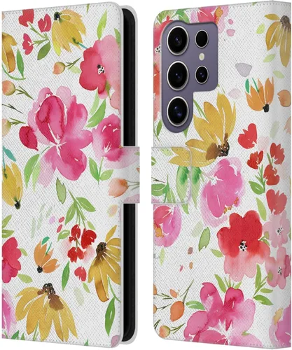 Vista 138 de Head Case Designs Officially Licensed Ninola Butterfly Nature Spring Floral Leather Wallet Case Compatible with Samsung Galaxy A07 4G