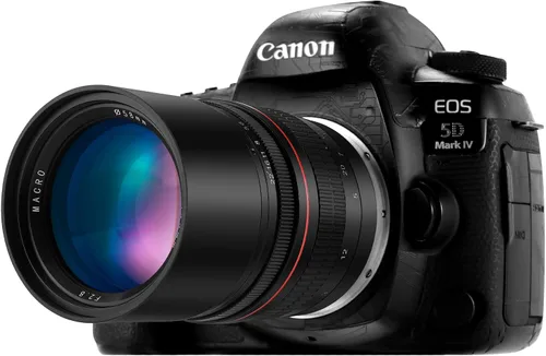 Vista 4 de JINTU 135mm f/2.8 Lente teleobjetivo de enfoque manual para cámaras SLR Canon EOS T7i T7s T7 T6s T6i T6 T5i T5 SL2 SL1 4000D 2000D 5D IV 90D 60D 70D
