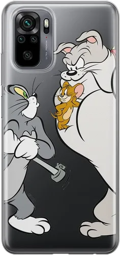 Vista 10 de ERT GROUP Funda para Xiaomi REDMI Note 10/10S Original y Oficialmente Licenciada Tom & Jerry Patrón Jerry 001 adaptado de manera óptima a