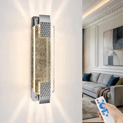 Vista 13 de camuucci Aplique de pared a pilas recargable de 12000 mAh, lámpara de pared para interiores, no cableada, para dormitorio, sala de estar, 1 paquete