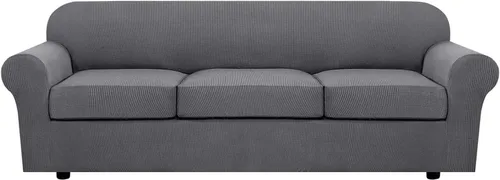 Vista 80 de H.VERSAILTEX Fundas de Sofá Elásticas para Cojines Fundas de Sofá para Muebles de Sala Fundas Protectoras