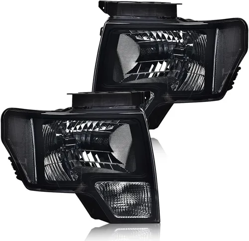 Vista 18 de G-PLUS Conjunto de faros, compatible con Ford F150 2009 2010 2011 2012 2013 2014 (no compatible con estilo LED, solo se ajusta sin estilo LED)