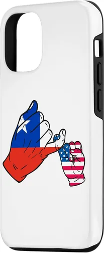 Vista 2 de iPhone 15 Parent and child Chile USA family Case