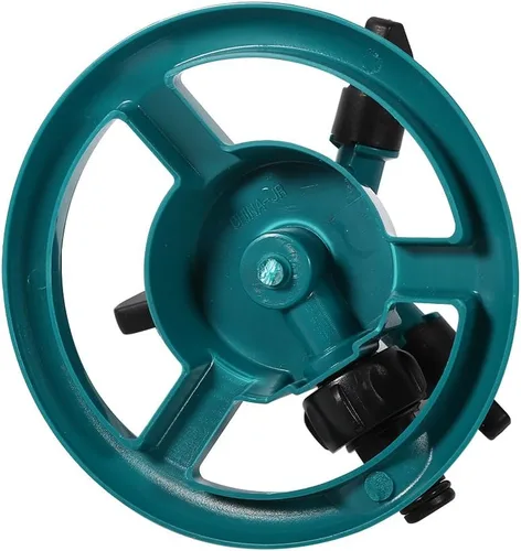 Vista 3 de Sistema de riego automático giratorio de 360 grados con manguera de 3 boquillas para riego de jardín de patio grande