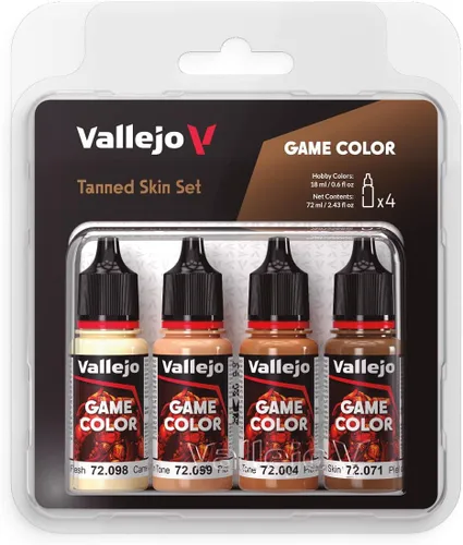 Vista 25 de Vallejo - Set de pintura para cuero Juego de color Contiene 4 botellas de 18 ml (0.60 fl.oz.)