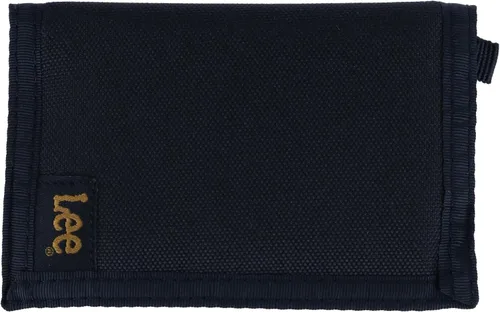 Vista 2 de Lee Set de regalo de cartera triple y cinturón de red para hombre, Negro