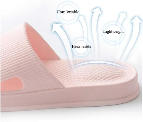 Vista 2 de Pantuflas de baño de espuma de masaje antideslizantes para hombre y mujer