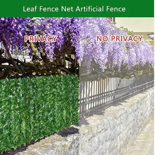 Vista 6 de WEWYQSJXBXF-3127 - Rejilla de hojas artificiales de imitación de plantas verdes, decoración de puerta decorativa de plantas verdes, tienda de pared