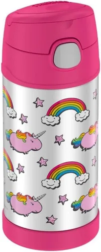 Vista 11 de THERMOS FUNTAINER 12 onzas de acero inoxidable para niños, batman