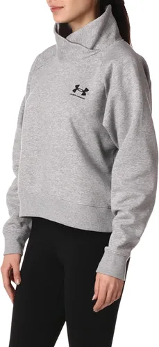 Vista 2 de Under Armour Rival - Suéter de forro polar con cuello cruzado para mujer