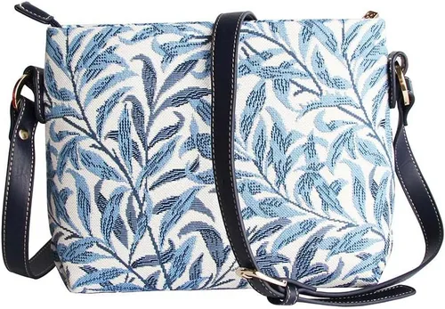 Vista 3 de William Morris Strawberry Thief Mini Satchel Crossbody Bag de Siganre