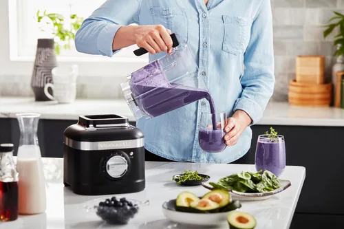 Vista 6 de KitchenAid Batidora de velocidad variable K400 con Tamper - KSB4028 - Negro Mate