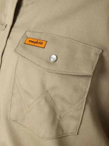 Vista 3 de Wrangler Riggs Workwear FR - Camisa de trabajo de manga larga resistente al fuego para mujer