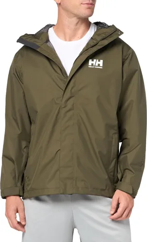 Vista 33 de Helly-Hansen Seven J - Chaqueta impermeable resistente al viento transpirable para hombre Sorbete de naranja 320
