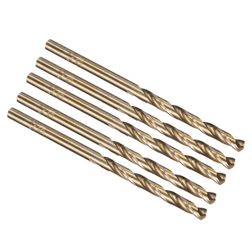 Vista 44 de PATIKIL Broca Jobber de 0.039 in, vástago recto M35 cobalto 5% acero de alta velocidad 135° acabado dorado para metal duro de acero inoxidable - 2