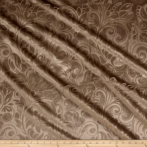 Vista 9 de Tela de terciopelo de damasco brocado negro cortado por The Yard, material en relieve ideal para tapicería para entrenadores y sillas, cortinas