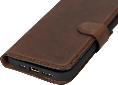 Vista 9 de VENOULT Funda tipo cartera para iPhone 14 Pro Max / 14 Pro / 14 Plus / 14, soporte magnético desmontable para tarjetas, protección RFID, carga