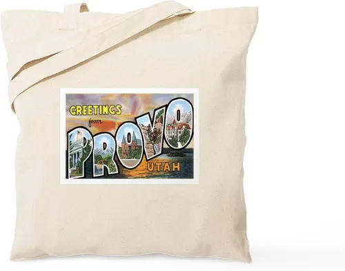 Vista 11 de CafePress Park City Utah Bolsa de esquí reutilizable de lona beige natural