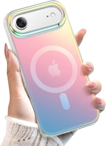 Vista 12 de JETech Funda magnética para iPhone 14, iridiscente