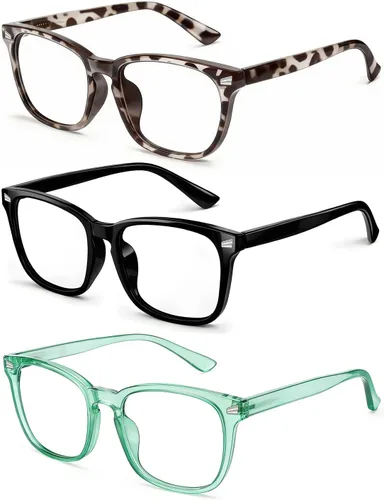 Vista 12 de Gafas de luz azul para niños antirreflejos y filtro UV 3 Pack Mix Color-2 (Edad 6-9)