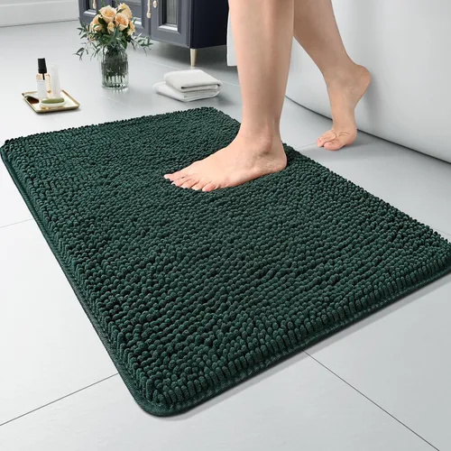 Vista 61 de LOCHAS - Alfombra de baño de lujo lanuda de 24 x 17 pulgadas, color beige