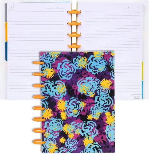 Vista 49 de Talia - Cuadernos de notas con tapas, planificador, personalizables, (Rosa de los 90, Junior (5.5 pulgadas x 8.5 pulgadas))
