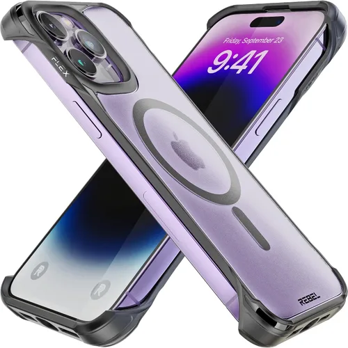 Vista 38 de Phone REBEL - Funda transparente para iPhone 14 Plus [Crystal Series Gen-4] Compatible con MagSafe Resistente, Antiarañazos, Sin Amarilleo