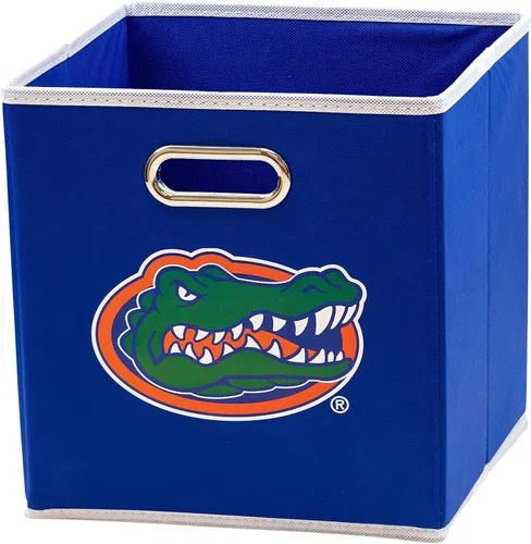 Vista 18 de Franklin Sports Cubos de almacenamiento de tela del equipo universitario de la NCAA hechos para adaptarse a organizadores de almacenamiento
