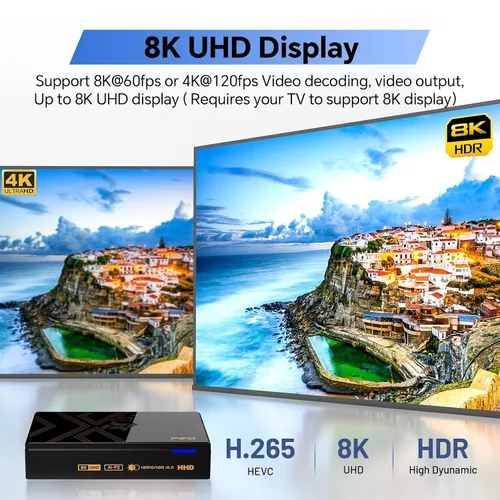Vista 6 de Kinhank Super Console X5 PRO Video Game Console with 11000+ Games,Retro Game Console Compatible with Most Emulators,RK3588S Chipset 8GB+64GB,Support