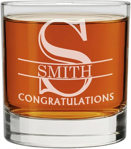 Vista 7 de Vaso de whisky personalizado para el Día del Padre, 11 onzas, regalos de whisky personalizados para hombres, vidrio borbón grabado, regalos