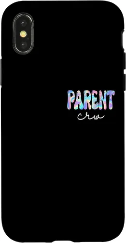 Vista 4 de iPhone 15 Parent Crew Groovy Back to School Cute Teachers Women Girl Case
