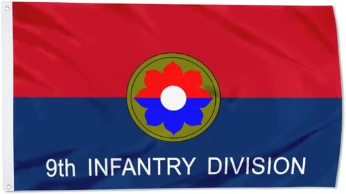 Vista 28 de Fyon Bandera militar de la 34ª división de infantería del ejército de 3 x 5 pies con 2 ojales de latón