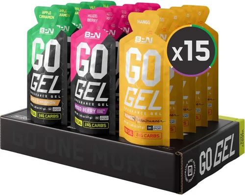 Vista 12 de BARE PERFORMANCE NUTRITION, BPN Go Gel Endurance, 0.94 onzas de carbohidratos y 100 calorías por paquete, vegano + gel para correr sin gluten, 10