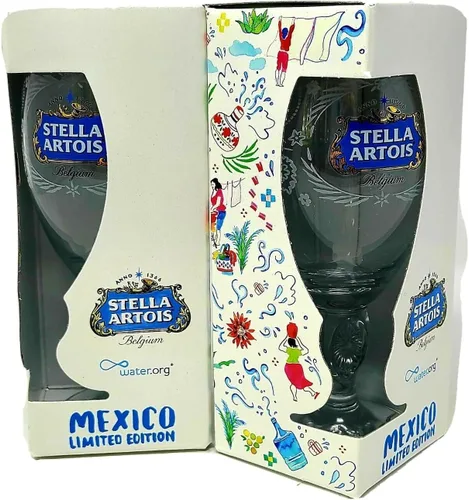 Vista 2 de Stella Mexico Edición Limitada Artist Series Cáliz Organización del Agua - Edición 2019
