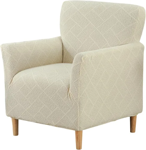 Vista 25 de HAOYONG - Funda elástica de terciopelo para silla de banquete, fundas para sillas de 1 pieza, fundas para sillones de sofá, funda suave para sillón