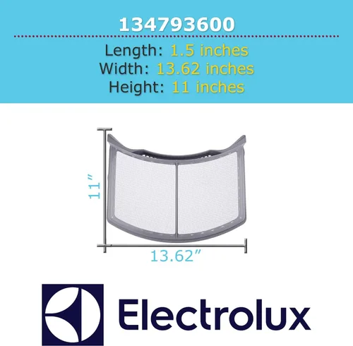 Vista 2 de Filtro de secadora GENUINE Electrolux 134793600