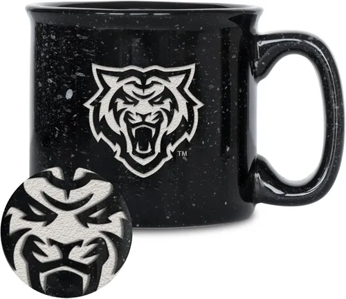 Vista 47 de Rico Industries NCAA Speckle 12oz Laser Engraved Campfire Mug