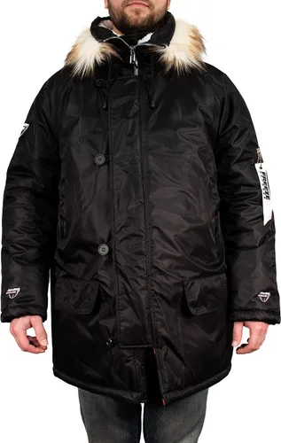 Vista 2 de Freeze Defense Chaqueta de invierno para hombre Snorkel Parka