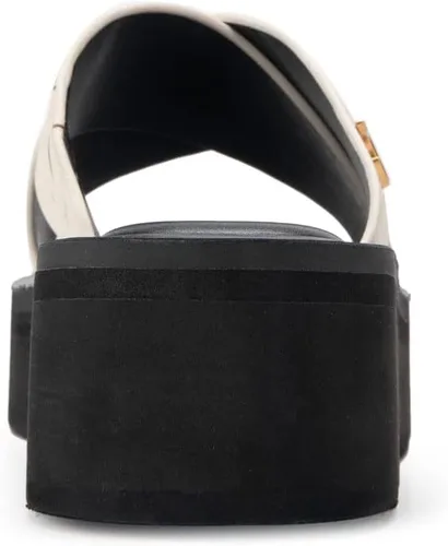 Vista 3 de Aerosoles Sandalias Charlie Slide para mujer, Eggshell, 9, Eggshell