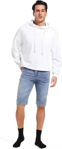 Vista 4 de 10 pares de calcetines de algodón para hombre, atléticos, casuales, suaves, transpirables, con control de humedad