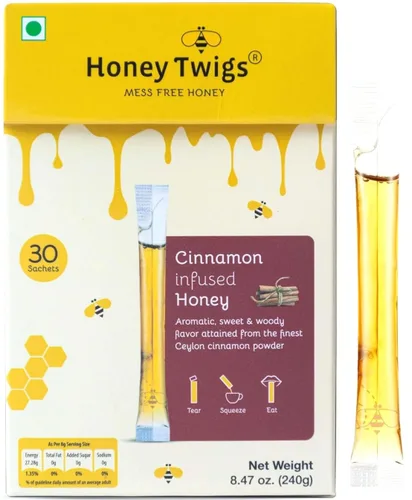 Vista 12 de Honey Twigs Honey Sticks Caja de regalo – 36 pajitas de miel natural de una sola porción – 8.47 onzas por paquete (0.28 oz por palo) Paquete