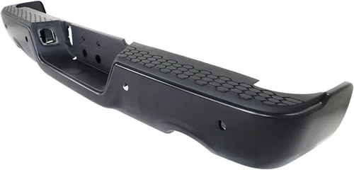 Vista 4 de ACANII - Para Dodge Ram 1500 2009-2018 con doble escape y orificios de sensor de acero negro parachoques trasero montaje completo