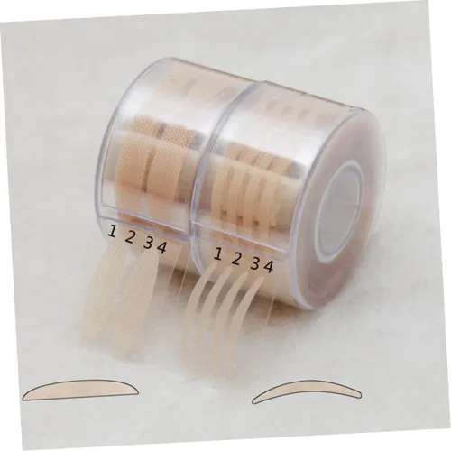 Vista 2 de Mikikit Cinta adhesiva de doble cara para párpados, cinta invisible de maquillaje para párpados, tiras de elevación de párpados para ojos