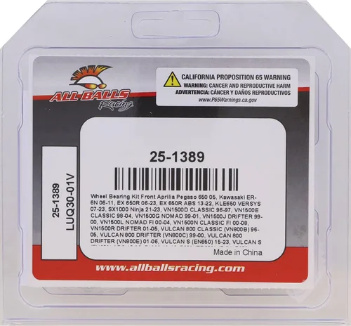 Vista 7 de All Balls Racing 25-1389 Kit de rodamientos de rueda compatible con/reemplazo para Kawasaki Triumph