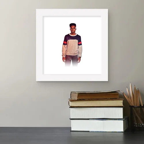 Vista 5 de Trends International Gallery Pops Netflix Stranger Things: Season 4 - Póster artístico de pared de Lucas Sinclair, 12 x 12 pulgadas, versión Versión