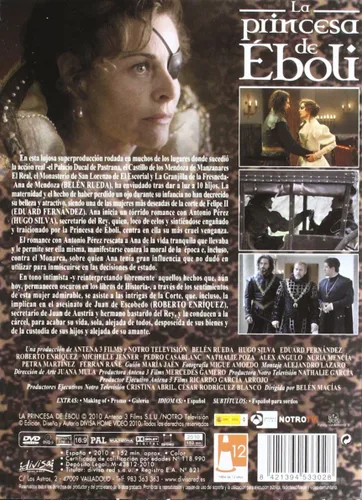 Vista 2 de La Princesa De Éboli Digipack (1 Dvd) (Non Us Format) (Region 2) (Import)
