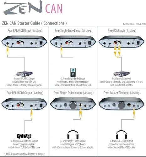 Vista 8 de iFi ZEN CAN - Amplificador de auriculares de escritorio equilibrado y preamplificador con salidas de 0.173 in (pin del Reino Unido)