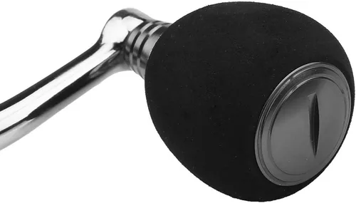 Vista 4 de Mango de repuesto de carrete, mango de carrete de pesca giratorio de metal, agarre de carrete de pesca, perilla giratoria de potencia de carrete